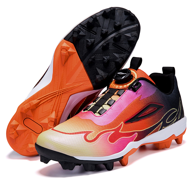 Long Spike Anti Slip Baseball Cleats with Rotating Knob