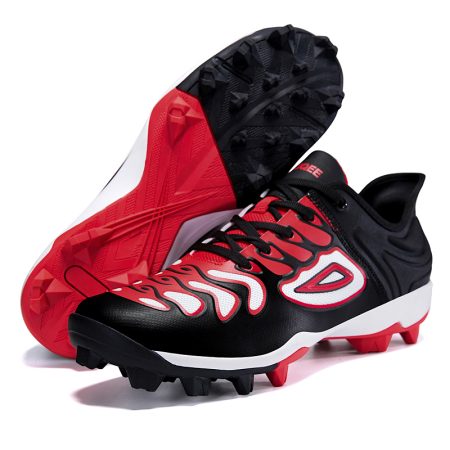 Gradient Flame Breathable Baseball Turf Shoes - Image 7
