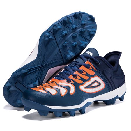 Gradient Flame Breathable Baseball Turf Shoes - Image 8