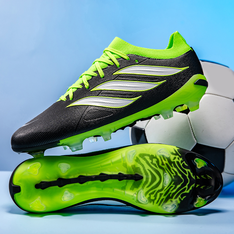 Unisex FG Firm Ground Soccer Cleats Knitted Football Boots