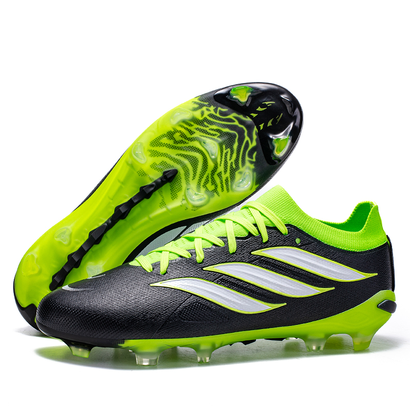 Unisex FG Firm Ground Soccer Cleats Knitted Football Boots