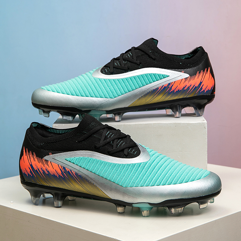 Unisex Gradient FG Knitted Soccer Cleats Football Boots