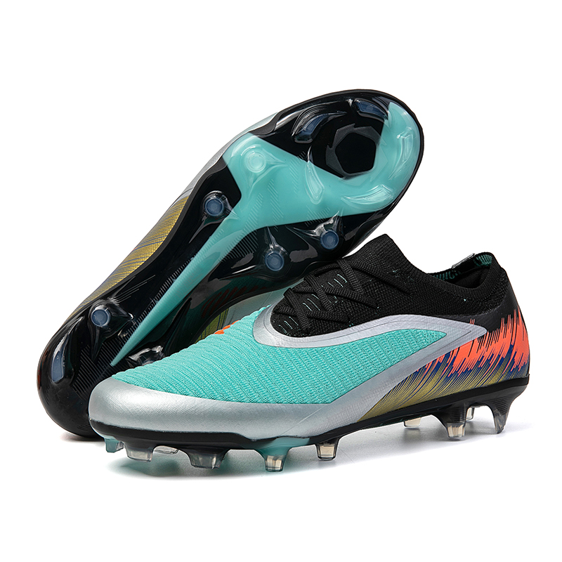 Unisex Gradient FG Knitted Soccer Cleats Football Boots