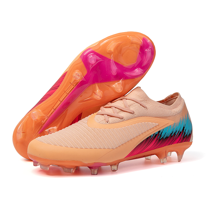 Unisex Gradient FG Knitted Soccer Cleats Football Boots
