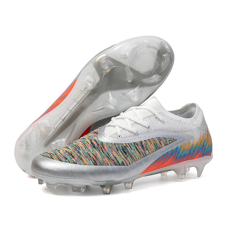 Unisex Gradient FG Knitted Soccer Cleats Football Boots