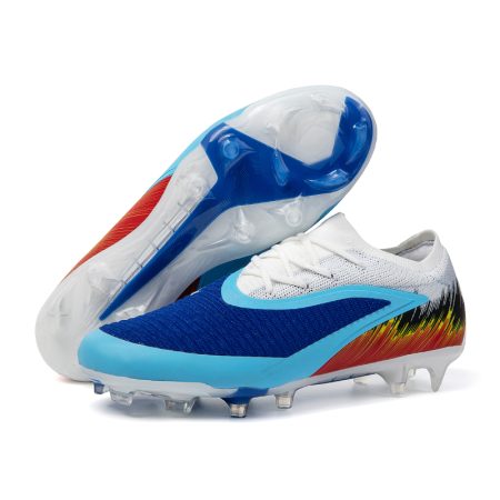 Unisex Gradient FG Knitted Soccer Cleats Football Boots - Image 8