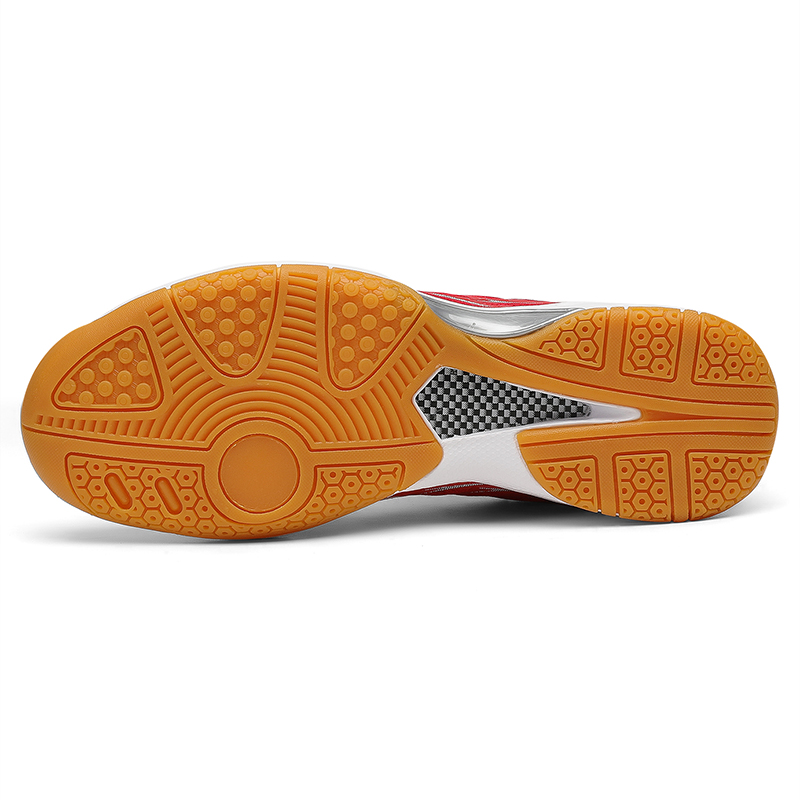 Men Professional Lace Up Badminton Court Shoes