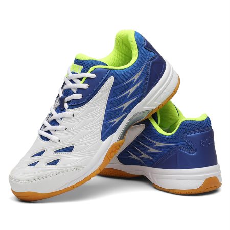Men Professional Lace Up Badminton Court Shoes - Image 7
