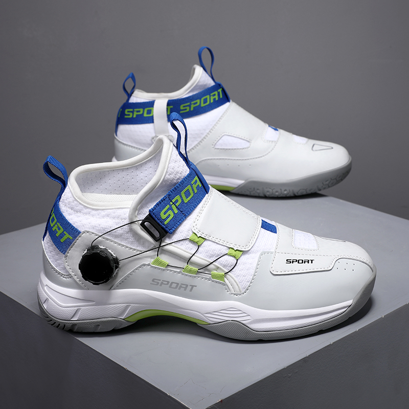 Unisex High Top BOA Dial Badminton Court Shoes