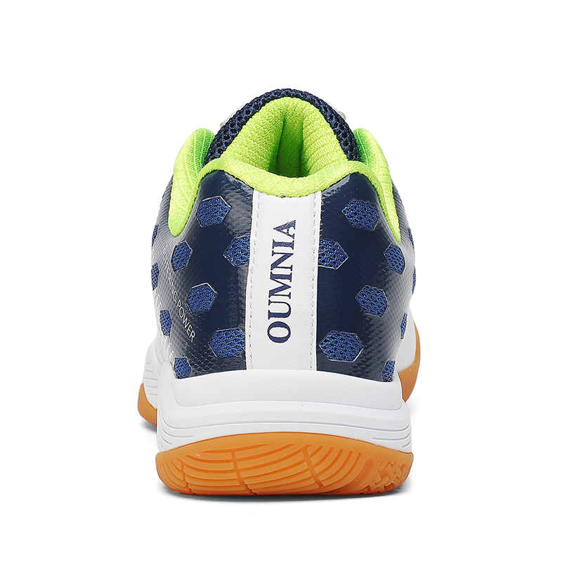 Men Lace Up Gum Sole Professional Badminton Shoes