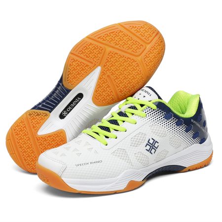 Men Lace Up Gum Sole Professional Badminton Shoes - Image 6