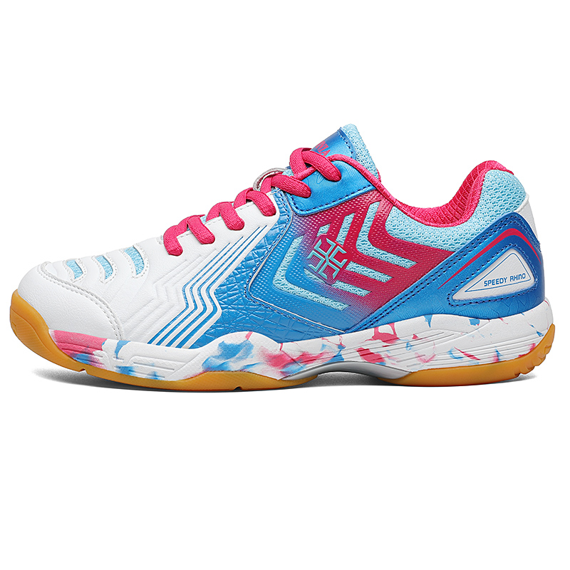 Women Non Marking Gum Sole Professional Badminton Shoes