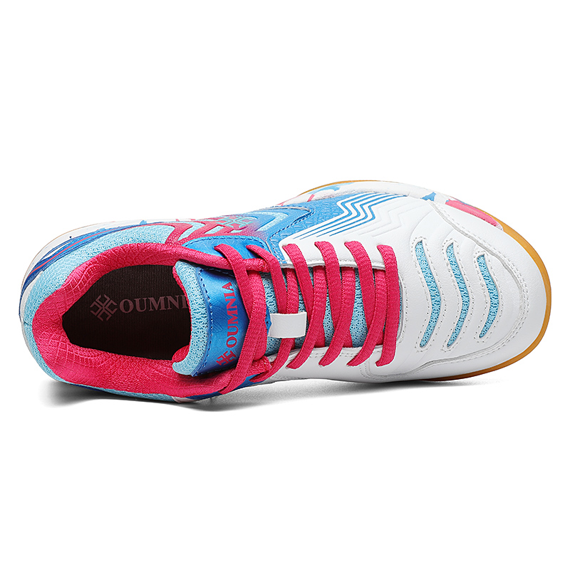 Women Non Marking Gum Sole Professional Badminton Shoes