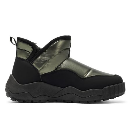 Men Winter Snow Boots, Fleece Lined Waterproof Slip On Outdoor Warm Ankle Boots - Image 3