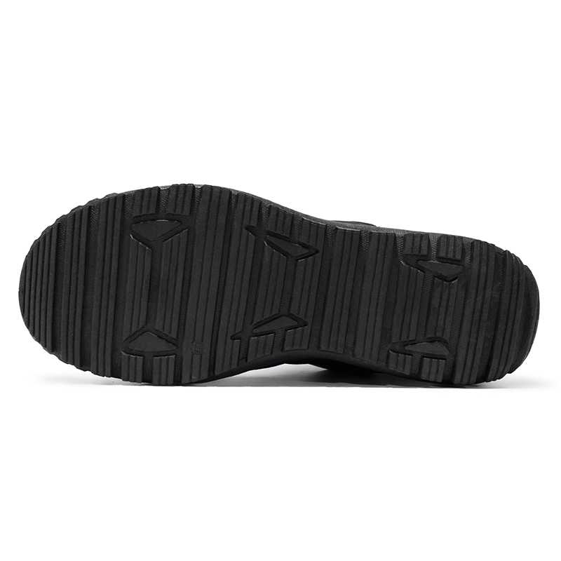 Men Winter Snow Boots, Fleece Lined Waterproof Slip On Outdoor Warm Ankle Boots