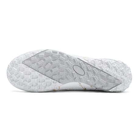 Unisex High Cut TF Knitted Soccer Cleats Marble Print Football Boots - Image 3