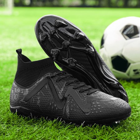 Unisex High Cut FG Soccer Cleats High Ankle Football Boots - Image 1