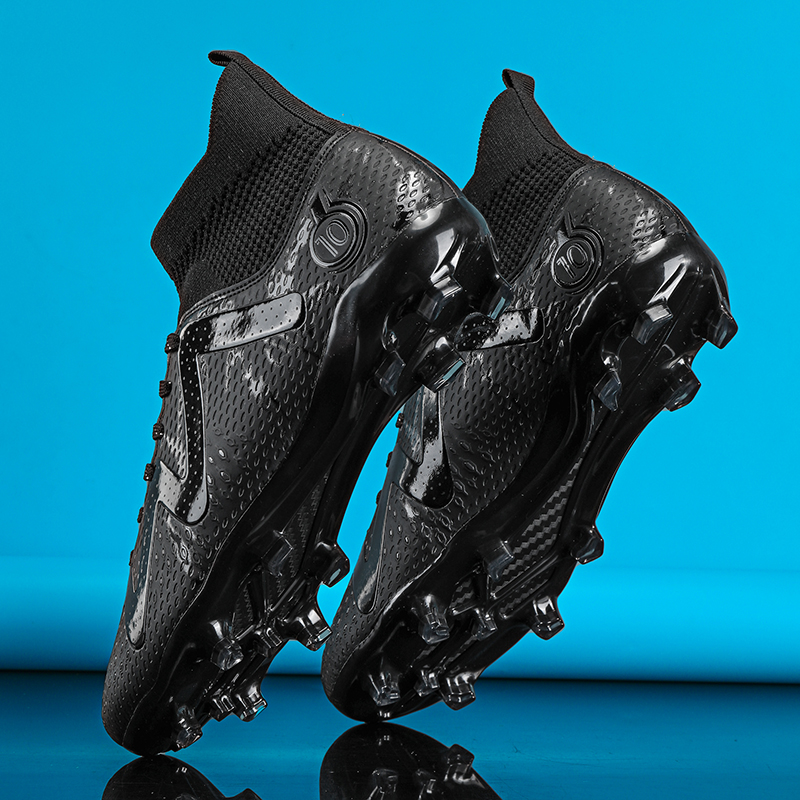 Unisex High Cut FG Soccer Cleats High Ankle Football Boots
