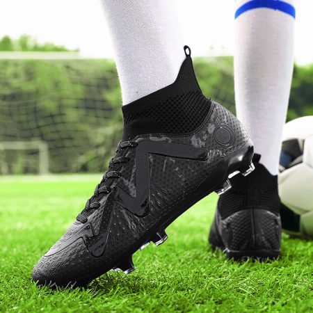 Unisex High Cut FG Soccer Cleats High Ankle Football Boots - Image 5