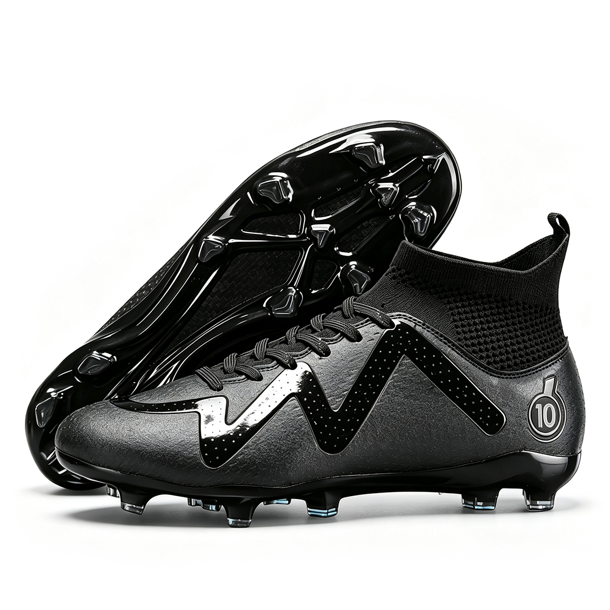 Unisex High Cut FG Soccer Cleats High Ankle Football Boots - Image 6