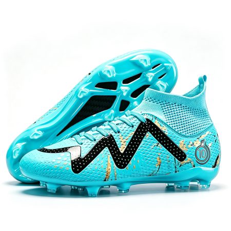Unisex High Cut FG Soccer Cleats High Ankle Football Boots - Image 8