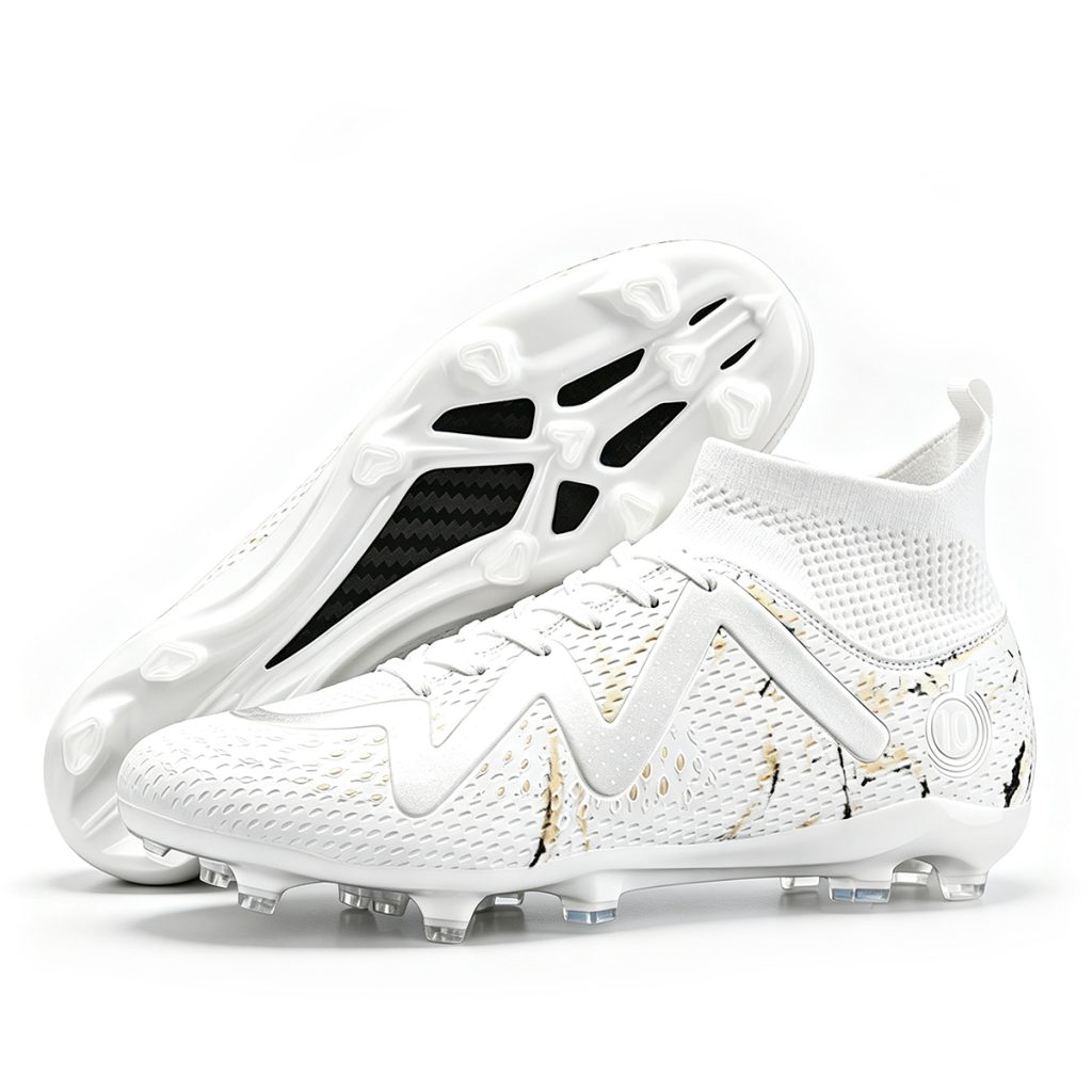 Unisex High Cut FG Soccer Cleats High Ankle Football Boots