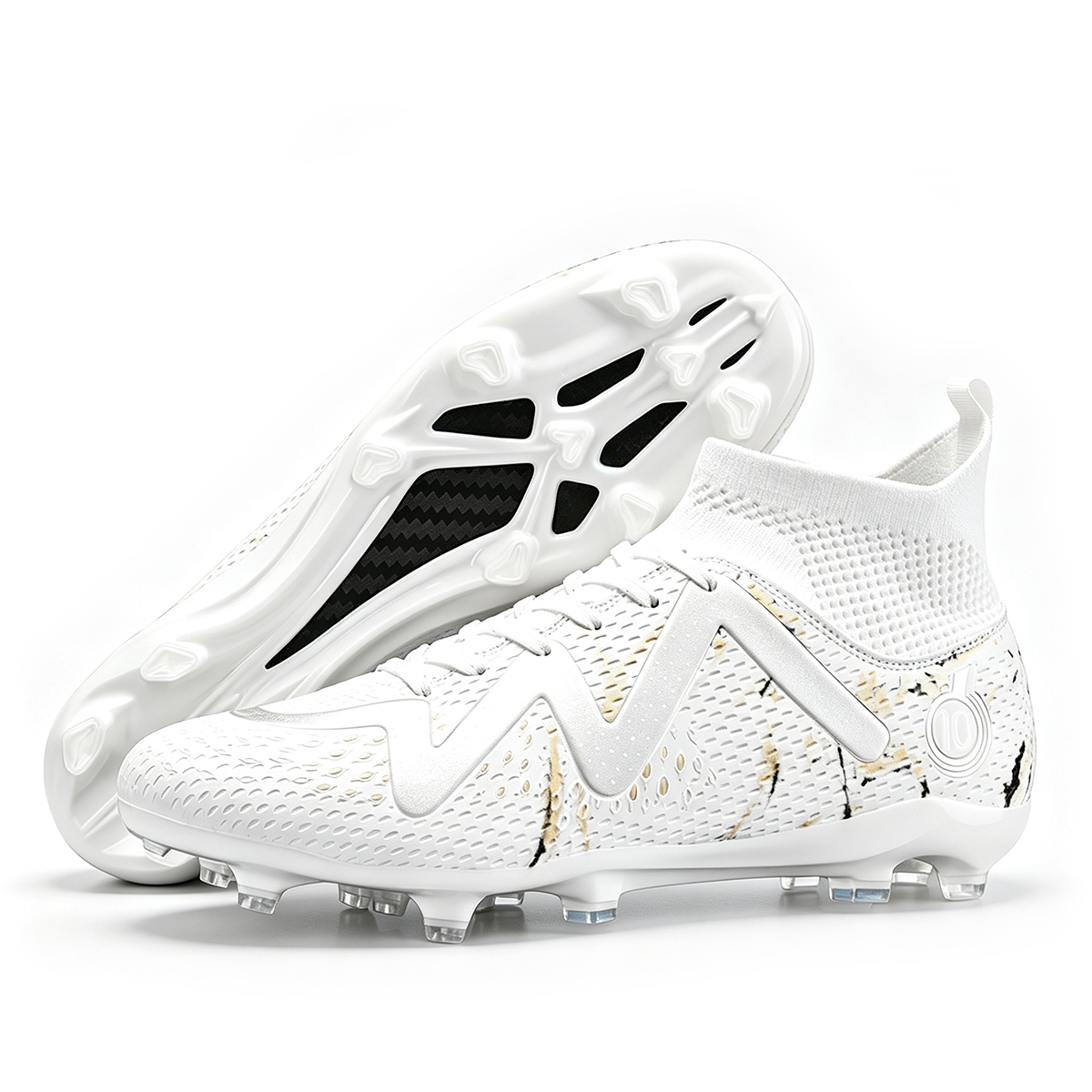 Unisex High Cut FG Soccer Cleats High Ankle Football Boots - Image 7