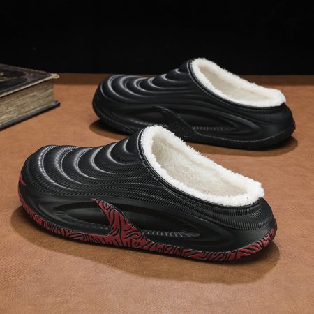 Unisex Artificial Fur Lined EVA Winter Clogs for Men Women - Image 6