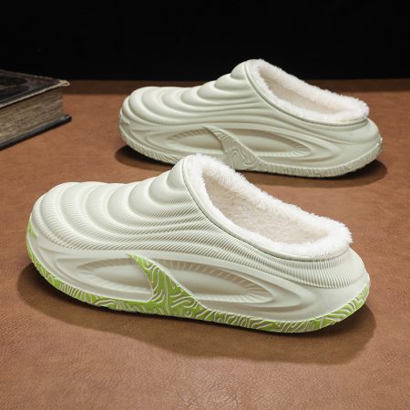 Unisex Artificial Fur Lined EVA Winter Clogs for Men Women - Image 8