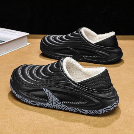 Unisex Artificial Fur Lined EVA Winter Clogs for Men Women - Image 10
