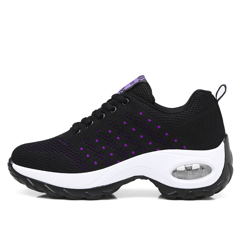 Women Fly Knit Air Cushion Dance Sneakers