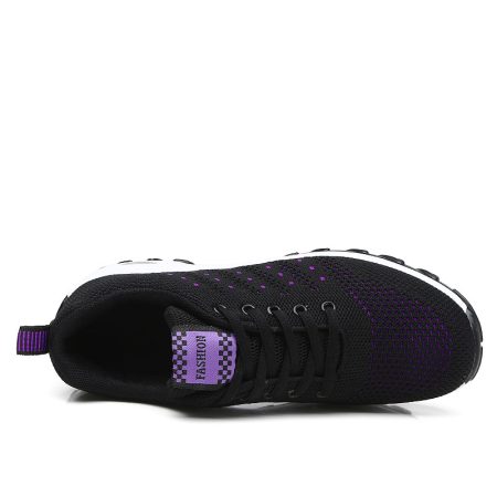Women Fly Knit Air Cushion Dance Sneakers - Image 3