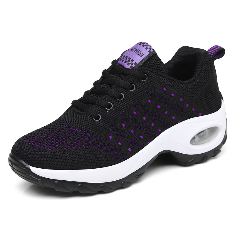 Women Fly Knit Air Cushion Dance Sneakers