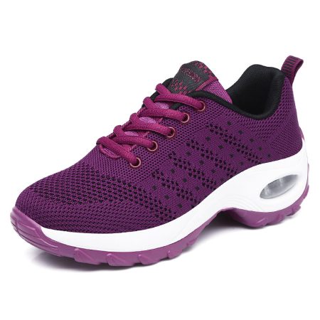 Women Fly Knit Air Cushion Dance Sneakers - Image 8