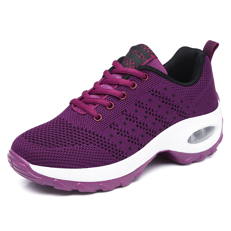 Women Fly Knit Air Cushion Dance Sneakers