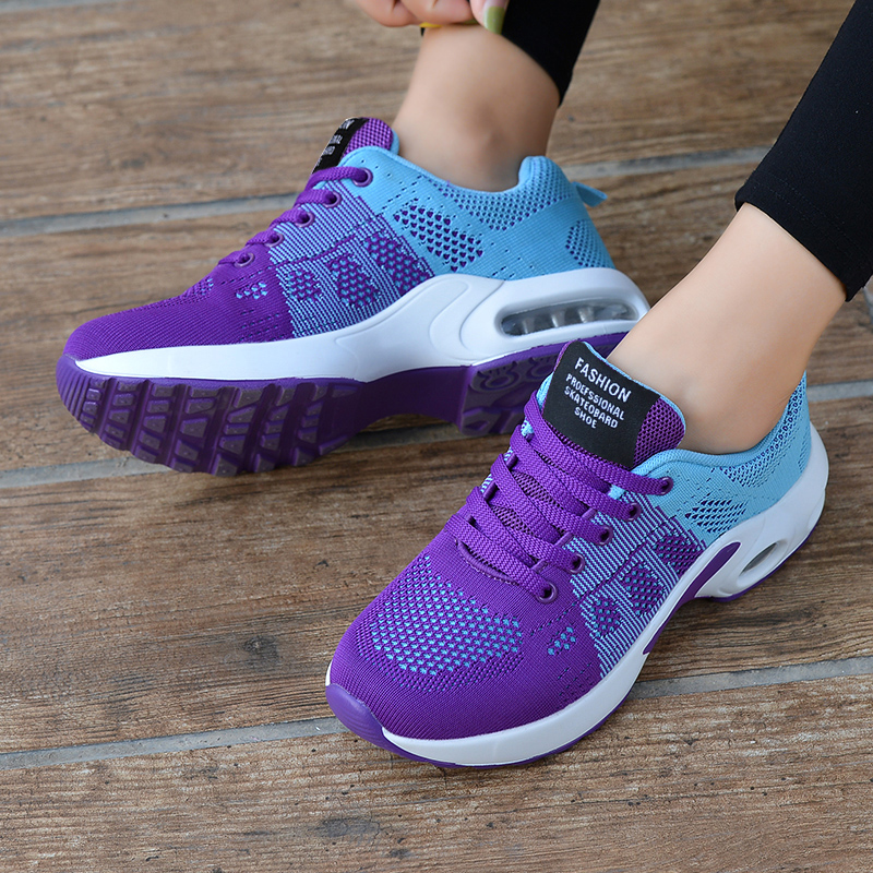 Women Fly Knit Air Cushion Sneakers