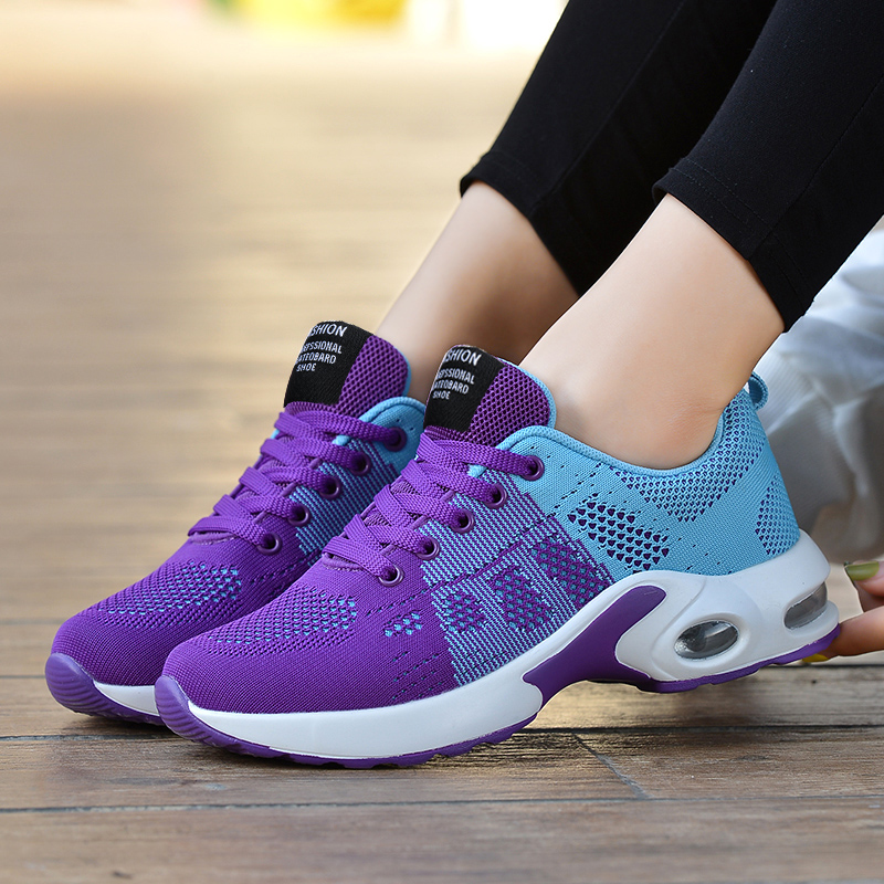 Women Fly Knit Air Cushion Sneakers