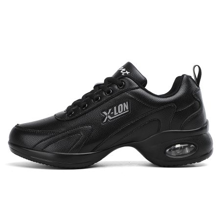 Women Microfiber Air Cushion Dance Sneakers - Image 2
