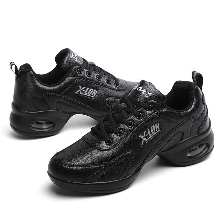 Women Microfiber Air Cushion Dance Sneakers - Image 4