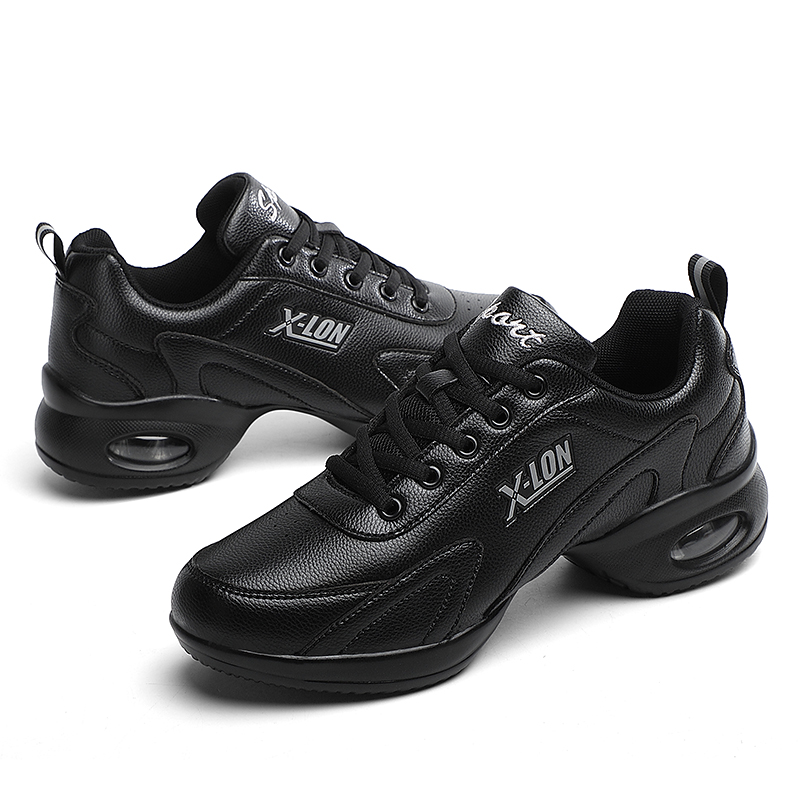 Women Microfiber Air Cushion Dance Sneakers
