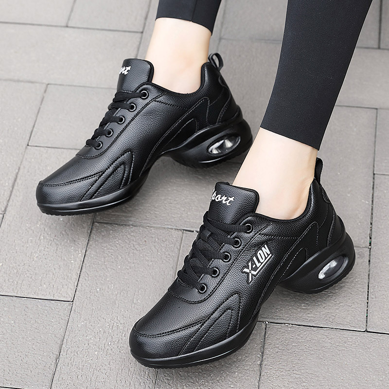 Women Microfiber Air Cushion Dance Sneakers