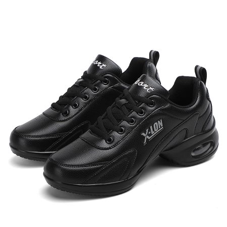 Women Microfiber Air Cushion Dance Sneakers - Image 6