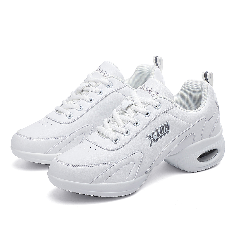 Women Microfiber Air Cushion Dance Sneakers
