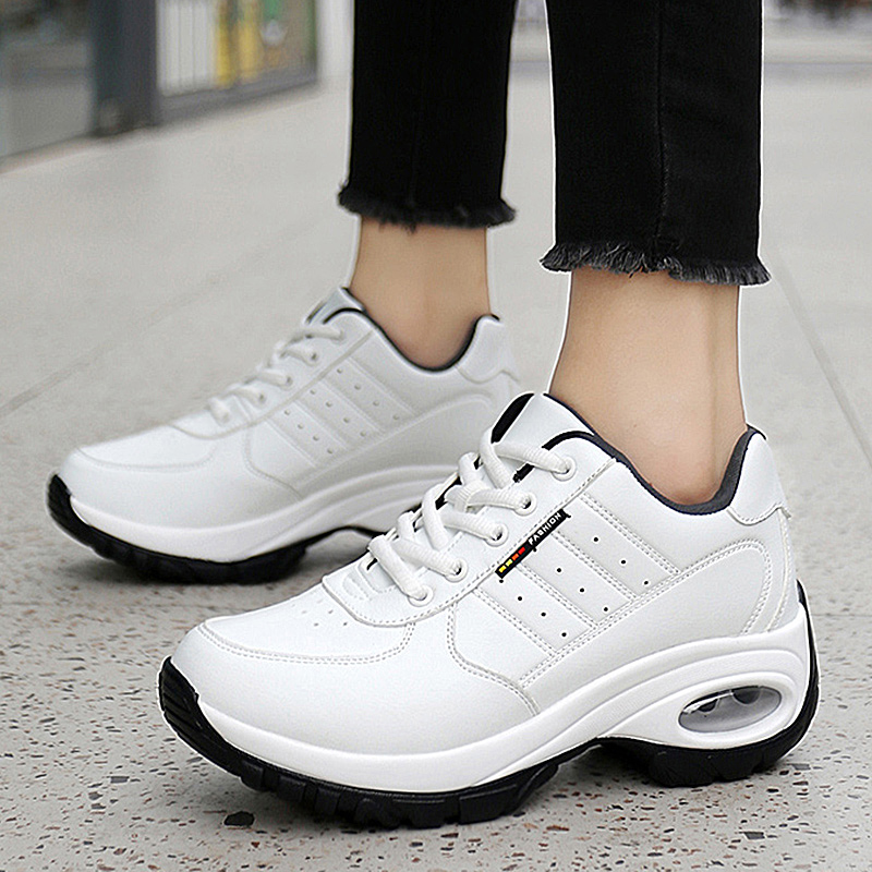 Women Microfiber Air Cushion Sneakers