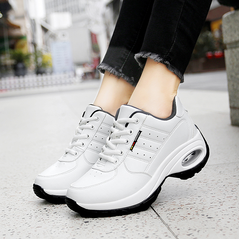 Women Microfiber Air Cushion Sneakers