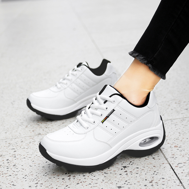 Women Microfiber Air Cushion Sneakers