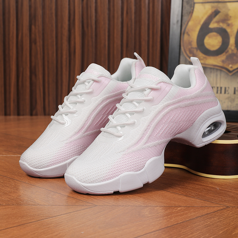 Women Fly Knit Air Cushion Dance Sneakers