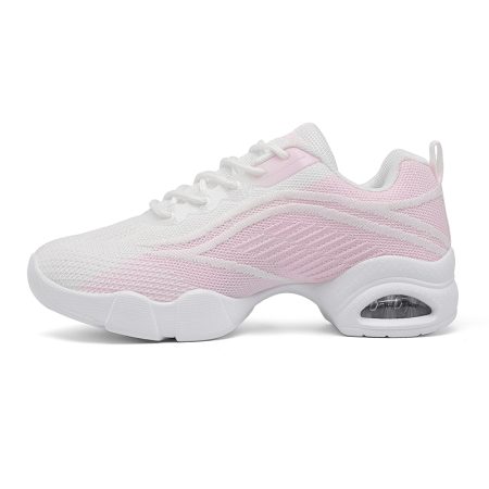 Women Fly Knit Air Cushion Dance Sneakers - Image 2