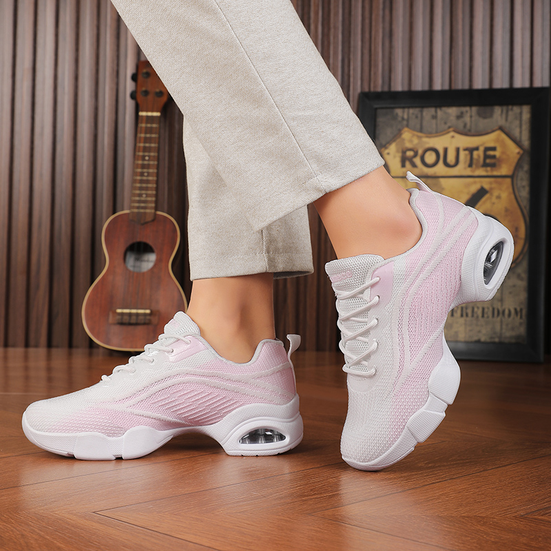 Women Fly Knit Air Cushion Dance Sneakers