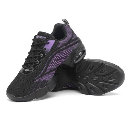 Women Fly Knit Air Cushion Dance Sneakers - Image 7